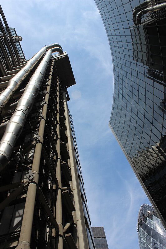 The Lloyds Building in the City of London